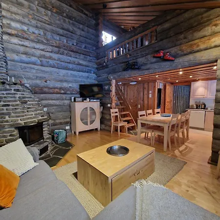 公寓 Tokkapirtti B2 Log Near Center In A Peaceful Neighbourhood 列维