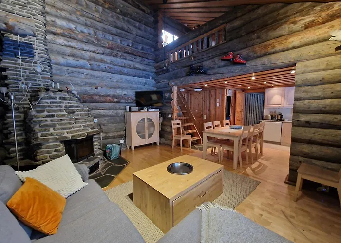 公寓 Tokkapirtti B2 Log Near Center In A Peaceful Neighbourhood 列维