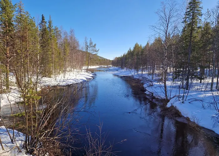 Tokkapirtti B2 Log Near Center In A Peaceful Neighbourhood * 列维