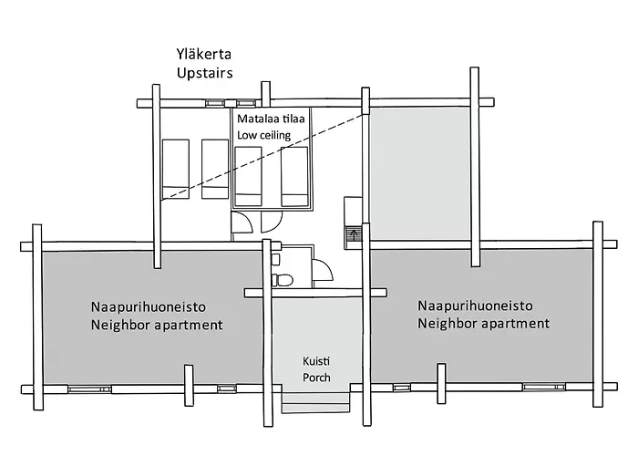 Tokkapirtti B2 Log Near Center In A Peaceful Neighbourhood 公寓 列维